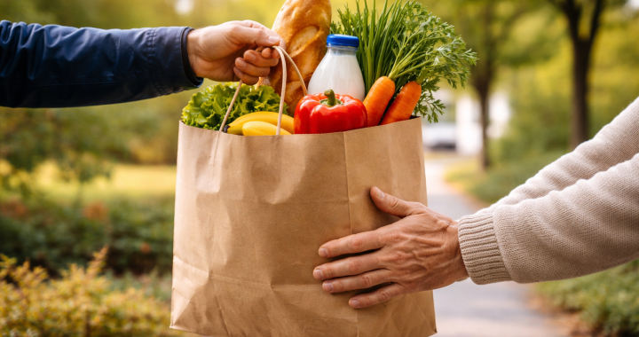 Πασχαλινή διανομή τροφίμων και δώρων